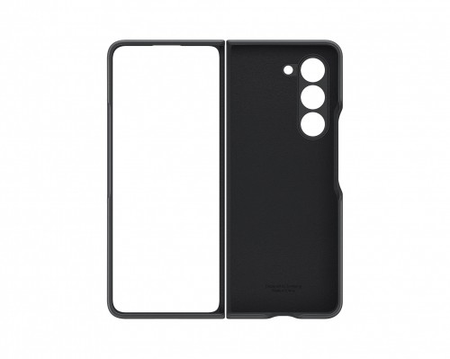 EF-VF946PBE Samsung Leather Cover for Galaxy Z Fold 5 Graphite image 3