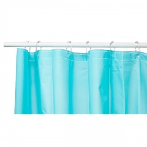 Shower Curtain Blue Polyethylene EVA 180 x 180 cm (12 Units) image 3