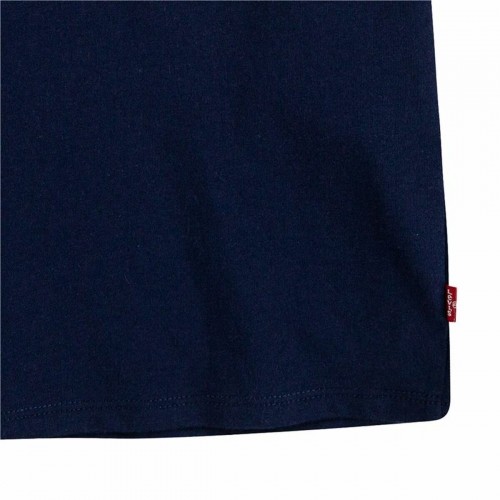 Детский Футболка с коротким рукавом Levi's Batwing Темно-синий image 3