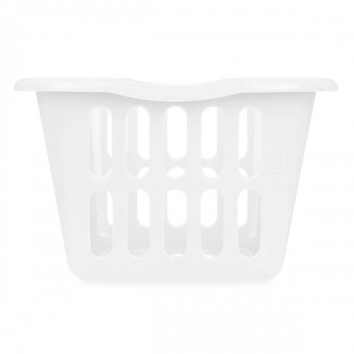 Basket White polypropylene 50 L 58 x 24 x 42 cm (12 Units) image 3