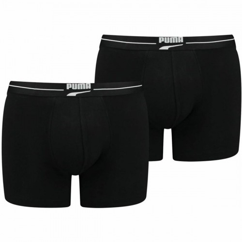 Men's Boxer Shorts Puma  Gentle Retro 2 Units Black image 3