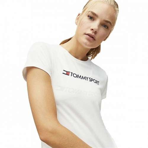 Men’s Short Sleeve T-Shirt Tommy Hilfiger Logo Chest White image 3