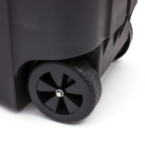 Keter Контейнер для мусора на колесах 110L черный / зеленый image 3