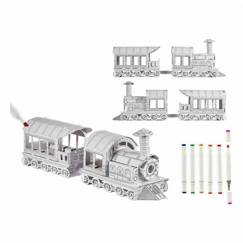 Paper Craft games Train (4 Units) image 3