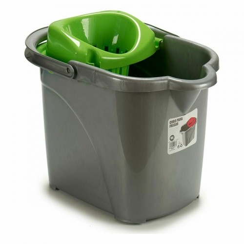 Cleaning bucket With wheels Plastic 15 L 31 x 31 x 41 cm (24 Units) image 3