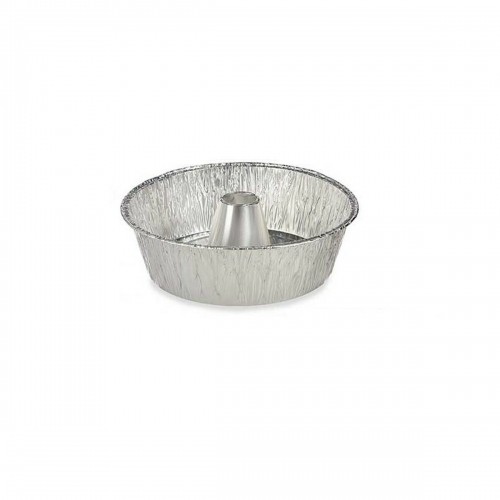 Set of Kitchen Dishes Disposable Crème Caramel Aluminium 25 x 7,7 x 25 cm (12 Units) image 3