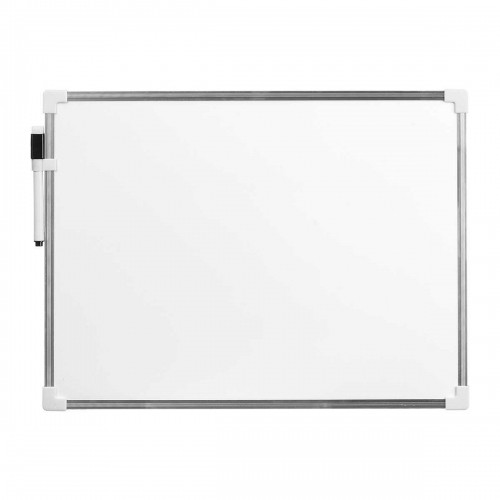 Magnetic Board with Marker White Aluminium 30 x 40 cm (12 Units) image 3