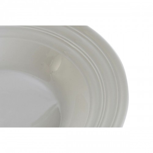 Dziļais šķīvis DKD Home Decor Balts Porcelāns 20 x 20 x 3 cm image 3