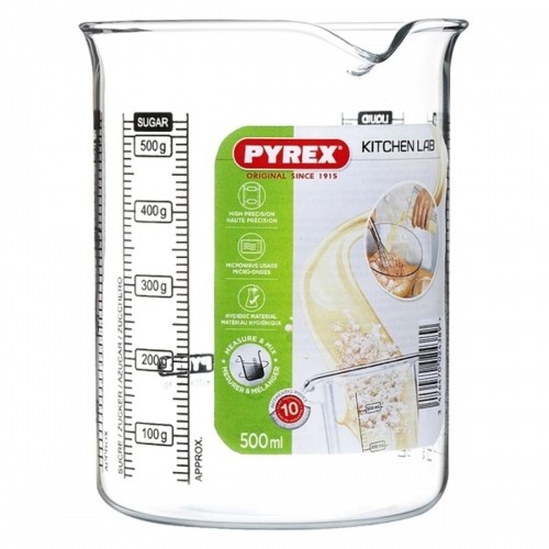 Measuring beaker Pyrex Kitchen Lab Glass image 3