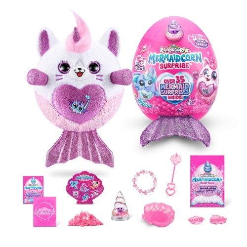 RAINBOCORNS plush toy with accessories Mermaidcorn, 7 series, 9283 image 3