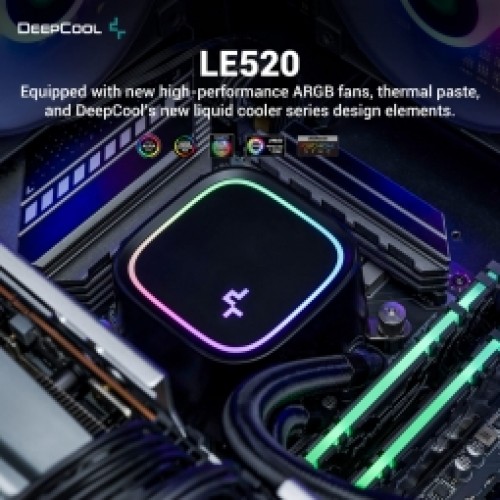 Dzesētājs Deepcool LE520 A-RGB Black image 3