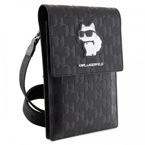 Karl Lagerfeld Torebka KLWBSAKHPCK czarny|black Saffiano Monogram Choupette image 3