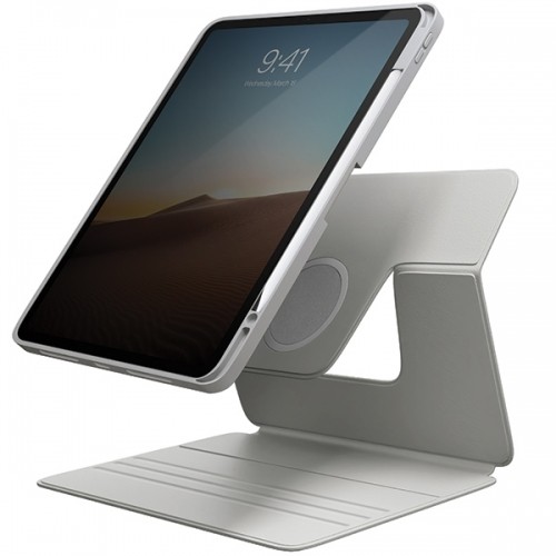 UNIQ etui Rovus iPad Pro 11 (2021-2022) | Air 10.9" (2020-2022) szary|chalk grey Magnetic Case image 3