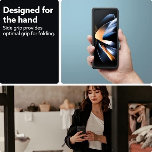 Spigen Caseology Parallax Sam Galaxy Z Fold5 Czarny|Matte Black ACS06225 image 3