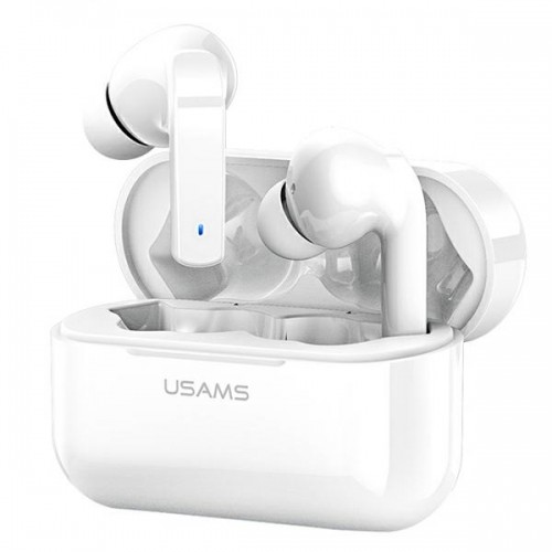 USAMS Słuchawki Bluetooth 5.0 TWS LY series ANC bezprzewodowe biały|white BHULY06 image 3