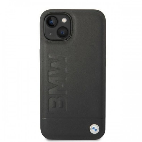 Etui BMW BMHMP14SSLLBK iPhone 14 6,1" czarny|black hardcase Signature Logo Imprint Magsafe image 3