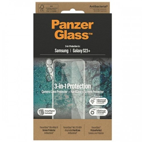 PanzerGlass Bundle 3in1 Sam S23+ S916 Hardcase + Screen Protector + Camera Lens 0434+7316 image 3