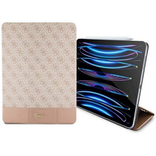 Guess GUFCP12PS4SGP iPad Pro 12.9" różowy|pink 4G Stripe Allover image 3