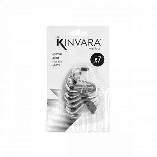 Kinvara Āķis piekāršanai Komplekts Sudrabains Metāls 4,7 cm (12 gb.) image 3