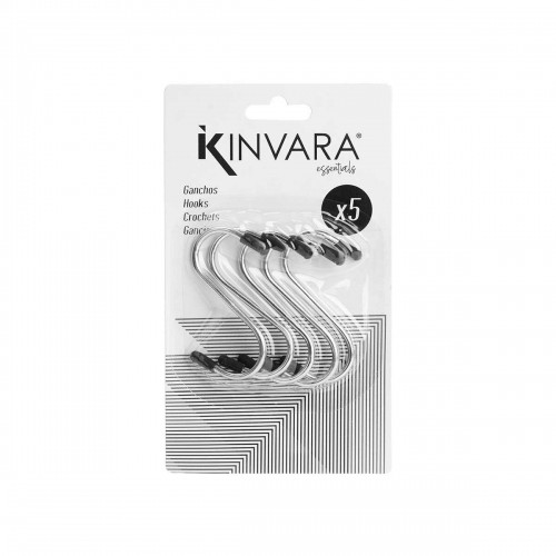 Kinvara Āķis piekāršanai Komplekts Sudrabains Metāls 7 cm (12 gb.) image 3