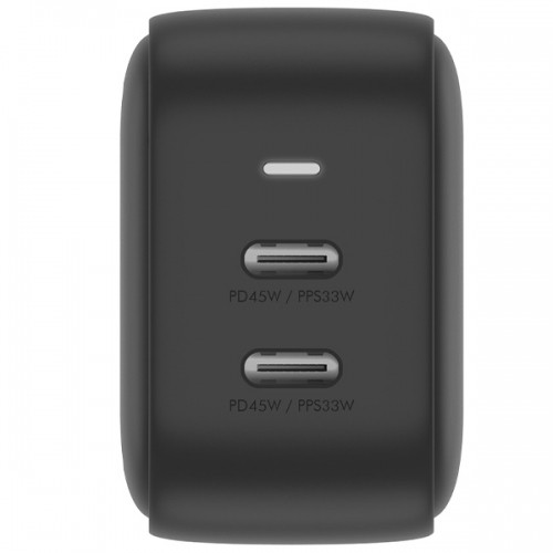 ENERGEA ład. siec. 2xUSB-C PD-PPS 45W 2C czarny|black US+EU Travelite GAN45 image 3