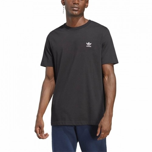 Men’s Short Sleeve T-Shirt Adidas ESSENTIAL TEE IA4873  Black image 3