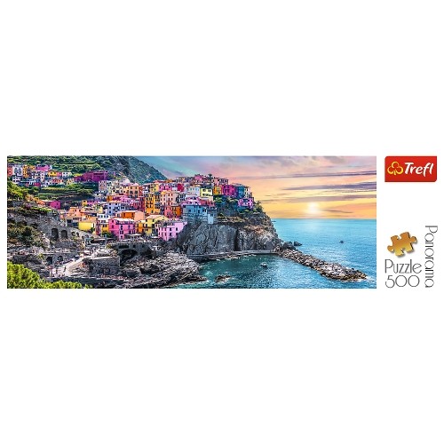 Trefl Puzzles TREFL Пазл панорама Вернацца Италия, 500 шт. image 3