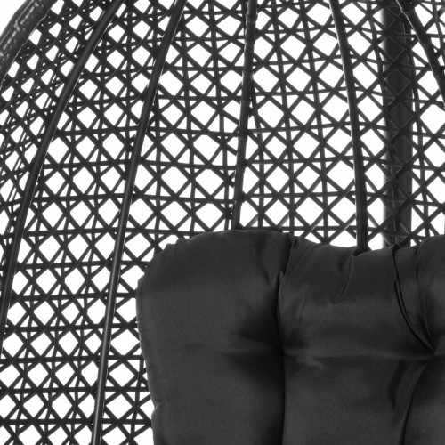 Bigbuy Garden Подвесное садовое кресло Dido Чёрный 81 x 64 x 111,5 cm image 3