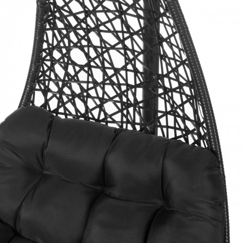 Hanging garden armchair Dido Black Rattan 82 x 84 x 132 cm image 3