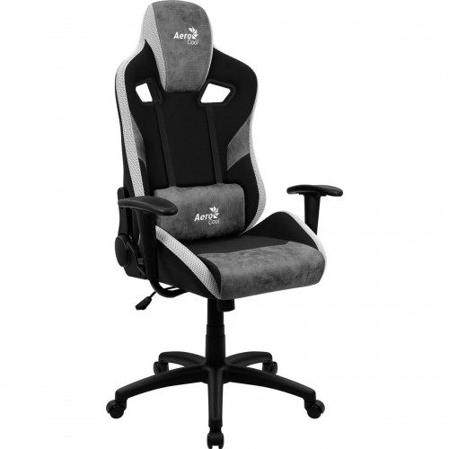 Spēļu Krēsls Aerocool COUNT AeroSuede 180º Melns Pelēks image 3