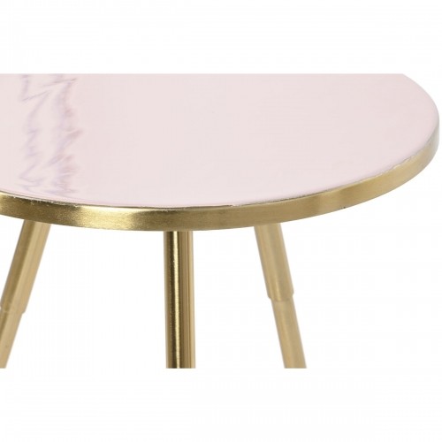 Набор из двух столиков Home ESPRIT Розовый Позолоченный 41 x 41 x 51 cm image 3