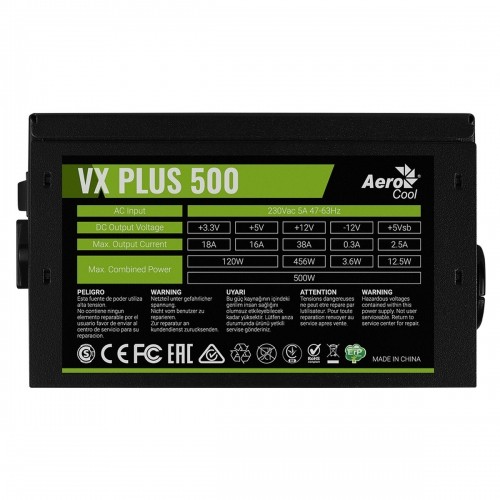 Источник питания Aerocool VX Plus 500 500 W ATX 80 PLUS image 3