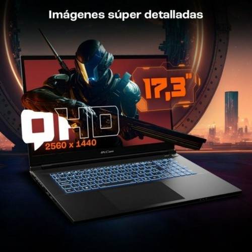 Laptop PcCom Revolt 4070 17,3" Intel Core i7-13700HX 32 GB RAM 500 GB SSD Nvidia Geforce RTX 4070 Spanish Qwerty image 3