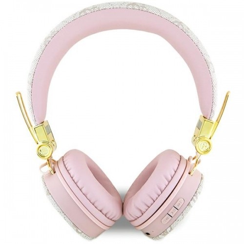 Guess słuchawki nauszne Bluetooth GUBH704GEMP różowy|pink 4G Metal Logo image 3