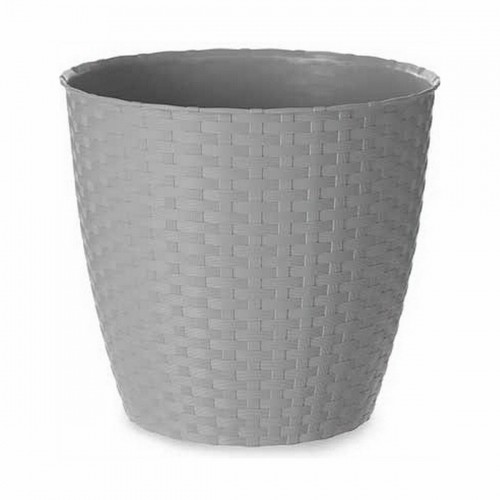 Plant pot Stefanplast Grey Plastic 24 x 22,3 x 24 cm (6 Units) image 3