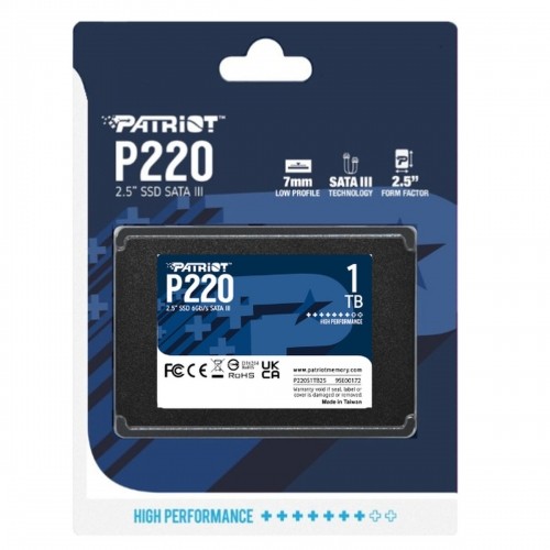 Жесткий диск Patriot Memory P220 1 TB SSD image 3