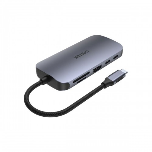 USB-разветвитель Unitek D1071A Чёрный Серебристый image 3