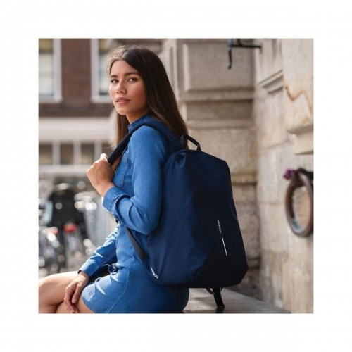 Рюкзак с Защитой от Воров XD Design Bobby Soft Тёмно Синий image 3