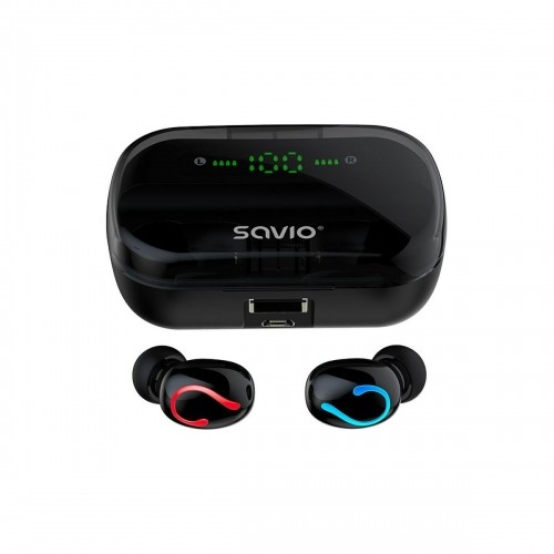 Bluetooth-наушники in Ear Savio TWS-06 Чёрный image 3