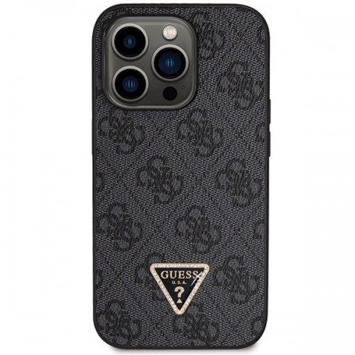 Guess GUHCP14XP4TDSCPK iPhone 14 Pro Max 6.7" czarny|black hardcase Crossbody 4G Metal Logo image 3