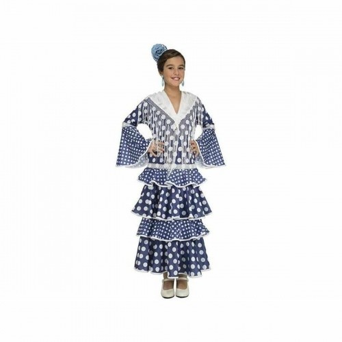 Costume for Adults My Other Me Solea Flamenco Dancer Blue image 3