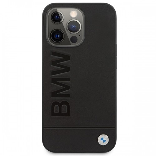 Etui BMW BMHMP14LSLLBK iPhone 14 Pro 6,1" czarny|black hardcase Signature Logo Imprint Magsafe image 3