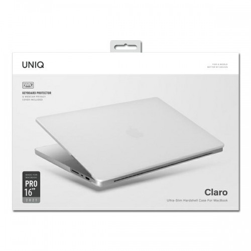UNIQ etui Claro MacBook Pro 16" (2021) przezroczysty|dove matte clear image 3