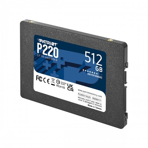 Cietais Disks Patriot Memory P220 512 GB SSD image 3