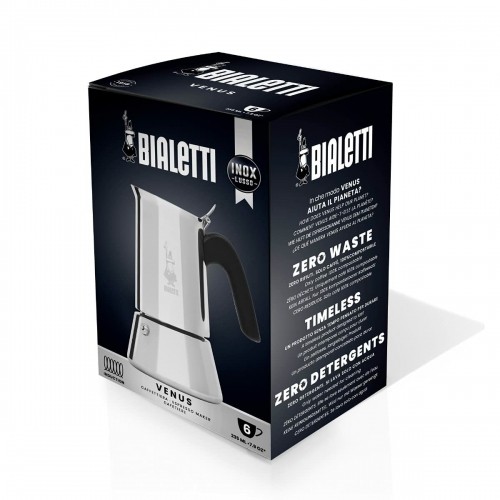 Italian Coffee Pot Bialetti 0007254 4 Cups Metal Stainless steel image 3