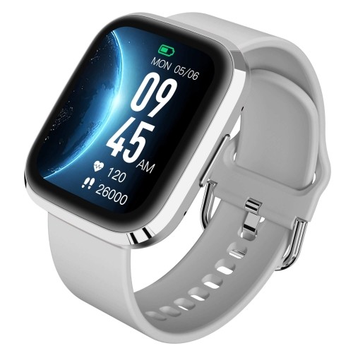 Garett Smartwatch Garett GRC STYLE Silver Умные часы IPS / Bluetooth / IP68 / SMS image 3