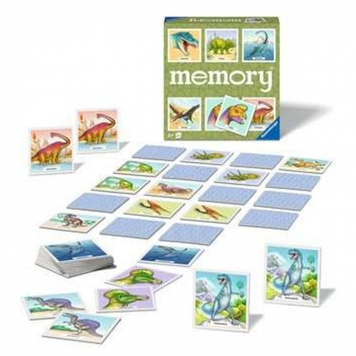 Izglītojošā Spēle Ravensburger Grand Memory Dinosaurs (FR) Daudzkrāsains image 3