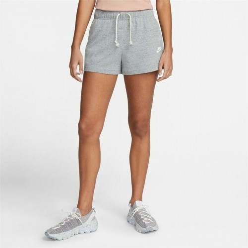 Спортивные женские шорты Nike Sportswear Gym Vintage Серый image 3