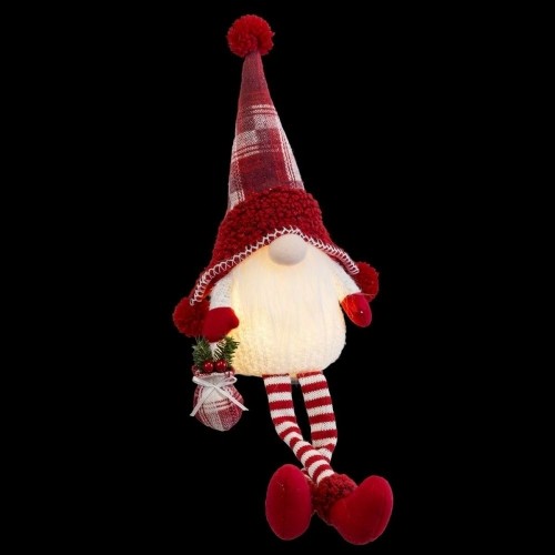 Christmas bauble White Red Plastic Fabric 18 x 10 x 53 cm image 3