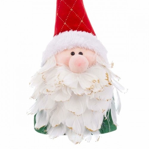 Bigbuy Christmas Новогоднее украшение Разноцветный Перья песок Ткань Дед Мороз 12 x 36 cm image 3